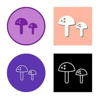 Mushrooms Vector Icon