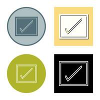 Checkbox Vector Icon