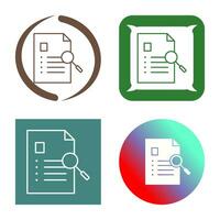 Unique Case Study Vector Icon