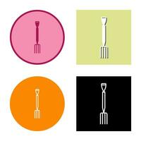 Gardening Fork Vector Icon