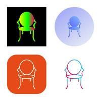 Ancient Chair Vector Icon