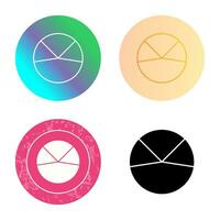 icono de vector de análisis de gráfico circular