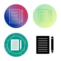 Write Feedback Vector Icon