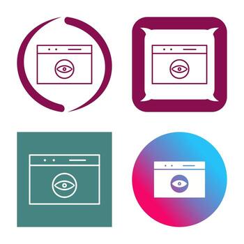 icono de vector de optimización de enlace único