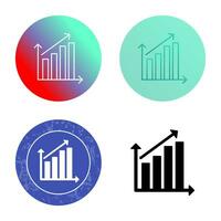 Rising Statistics Vector Icon