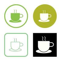 Unique Hot Coffee Vector Icon