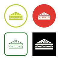 Unique Sandwich Vector Icon