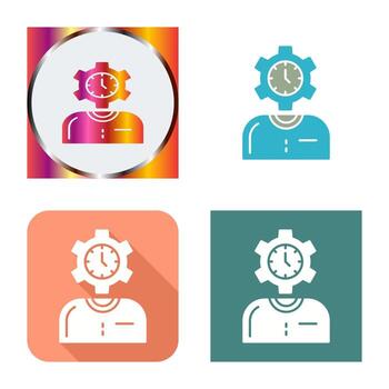 icono de vector de tiempo