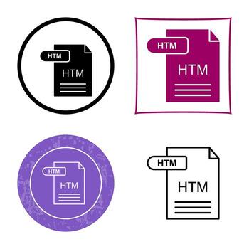 HTM Vector Icon