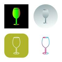 icono de vector de copa de vino