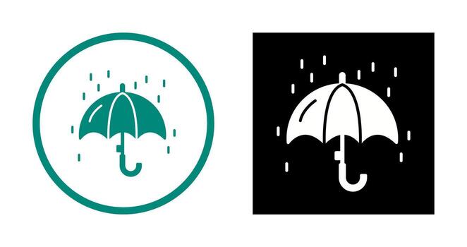 Raining Vector Icon