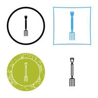 Gardening Fork Vector Icon