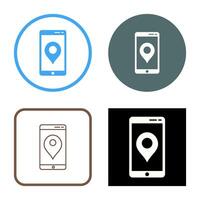 Unique GPS Service Vector Icon