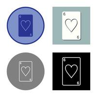 Hearts Card Vector Icon