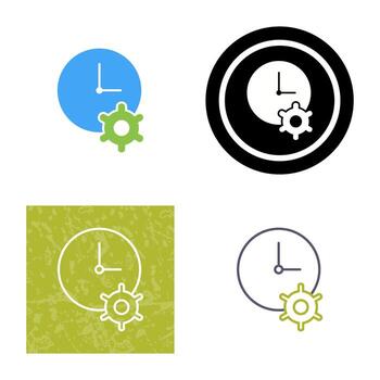 Unique Time Optimization Vector Icon