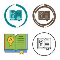 Open Book Vector Icon