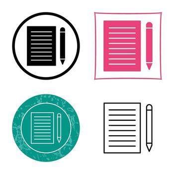 Write Feedback Vector Icon