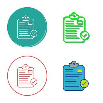 Secure Notepad Vector Icon