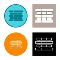 Unique Bricks Vector Icon