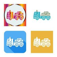 Tow Truck Vector Icon