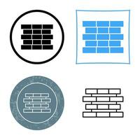 Unique Bricks Vector Icon