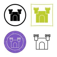 Unique Castle Vector Icon