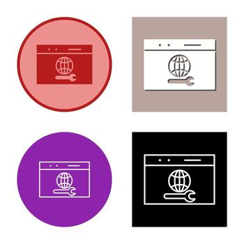 Unique Web Support Vector Icon