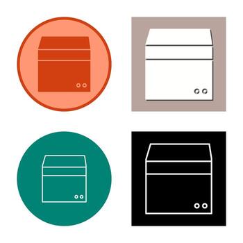 Unique Box Vector Icon