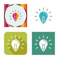 Light Bulb Vector Icon