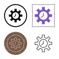 Unique Time Optimization Vector Icon