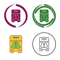 Caution Sign Vector Icon