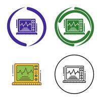 Ekg Monitor Vector Icon