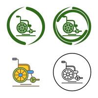 Wheel Chair Vector Icon