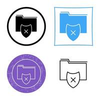 Vulnerable Folder Vector Icon