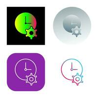 Unique Time Optimization Vector Icon