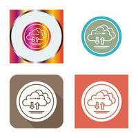 Cloud Data Vector Icon