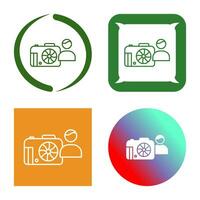 Unique Photographer Vector Icon