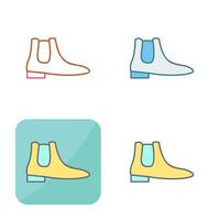 Men's Boots Vector Icon