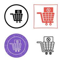 Shopping Tax Vector Icon