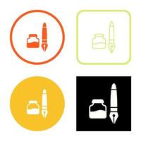 Ink and Pen Vector Icon