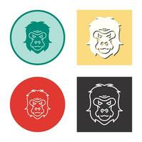 Gorilla Vector Icon