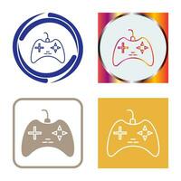 icono de vector de consola de juegos único