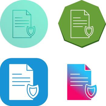 Private Document Vector Icon