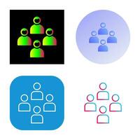 Network Group Vector Icon