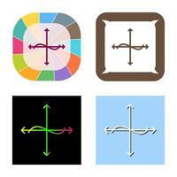 Unique Graph Vector Icon