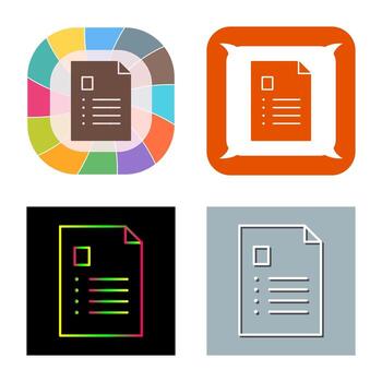 Unique Analytics Vector Icon