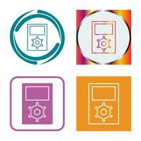 Unique Portfolio Management Vector Icon