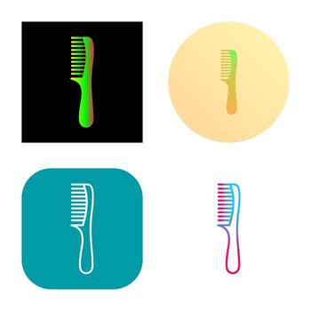 icono de vector de peine