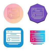 Website Vector Icon