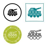 icono de vector de tanque de infantería